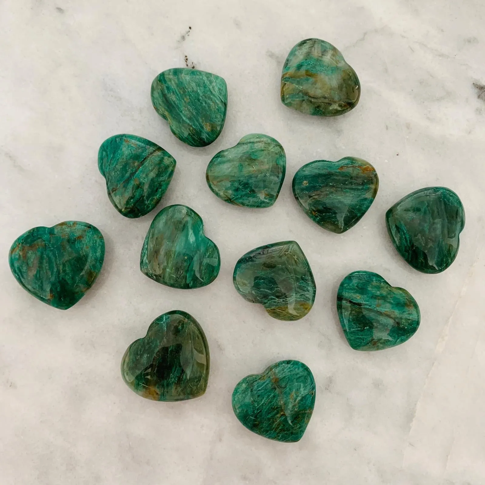 Chrysocolla Heart Cabochon