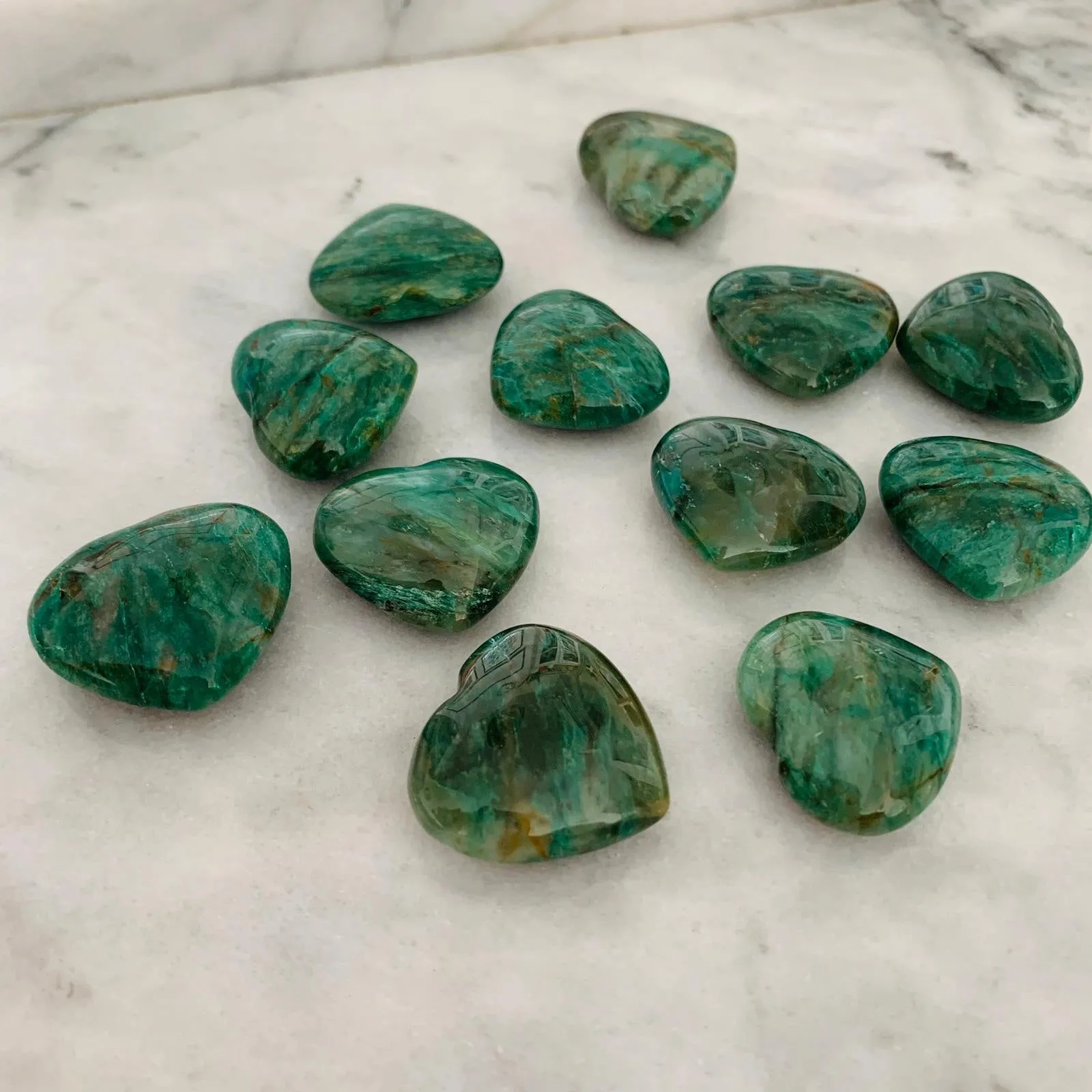 Chrysocolla Heart Cabochon