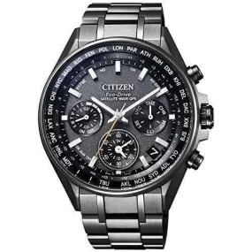 CITIZEN ATTESA ECO-DRIVE GPS RADIO WAVE DIRECT FLIGHT MEN WATCH CC4004-58E