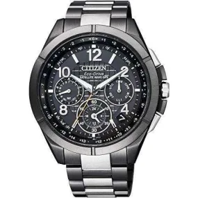 CITIZEN ATTESA ECO-DRIVE GPS RADIO WAVE DIRECT FLIGHT MEN WATCH CC9075-52E