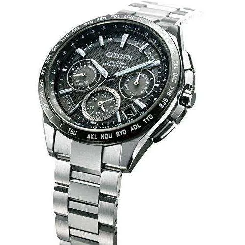 CITIZEN ATTESA ECO-DRIVE GPS RADIO WAVE F900 DIRECT FLIGHT MEN WATCH CC9015-54E