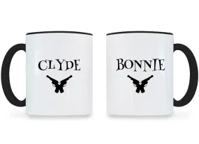 Clyde & Bonnie - Couple Coffee Mugs