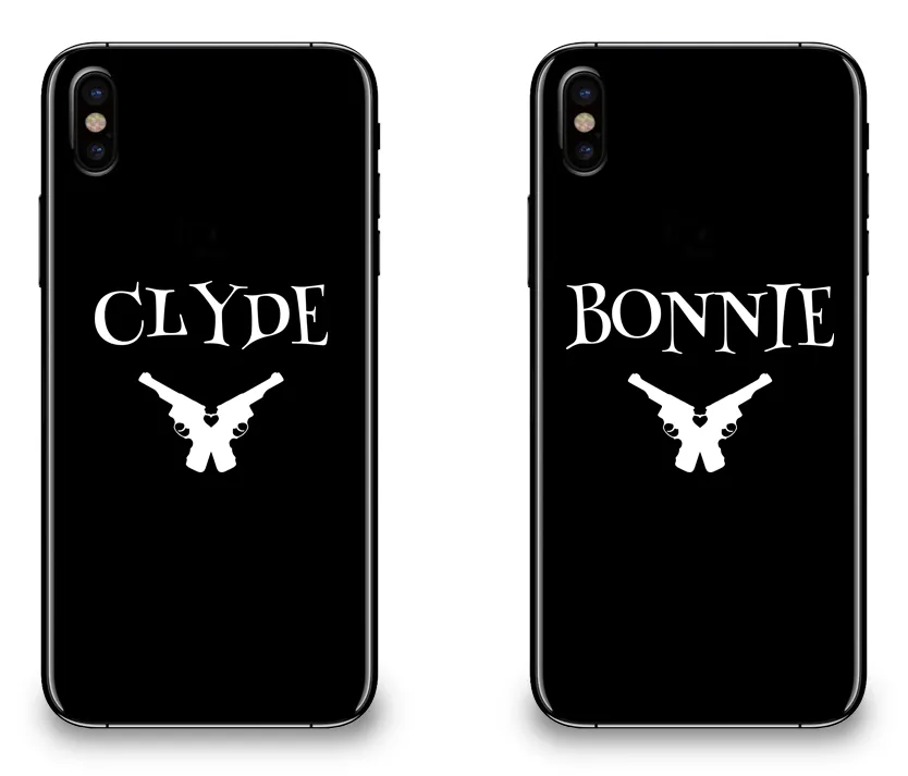 Clyde & Bonnie - Couple Matching Phone Cases