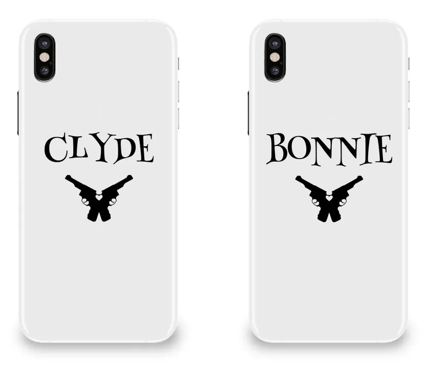 Clyde & Bonnie - Couple Matching Phone Cases