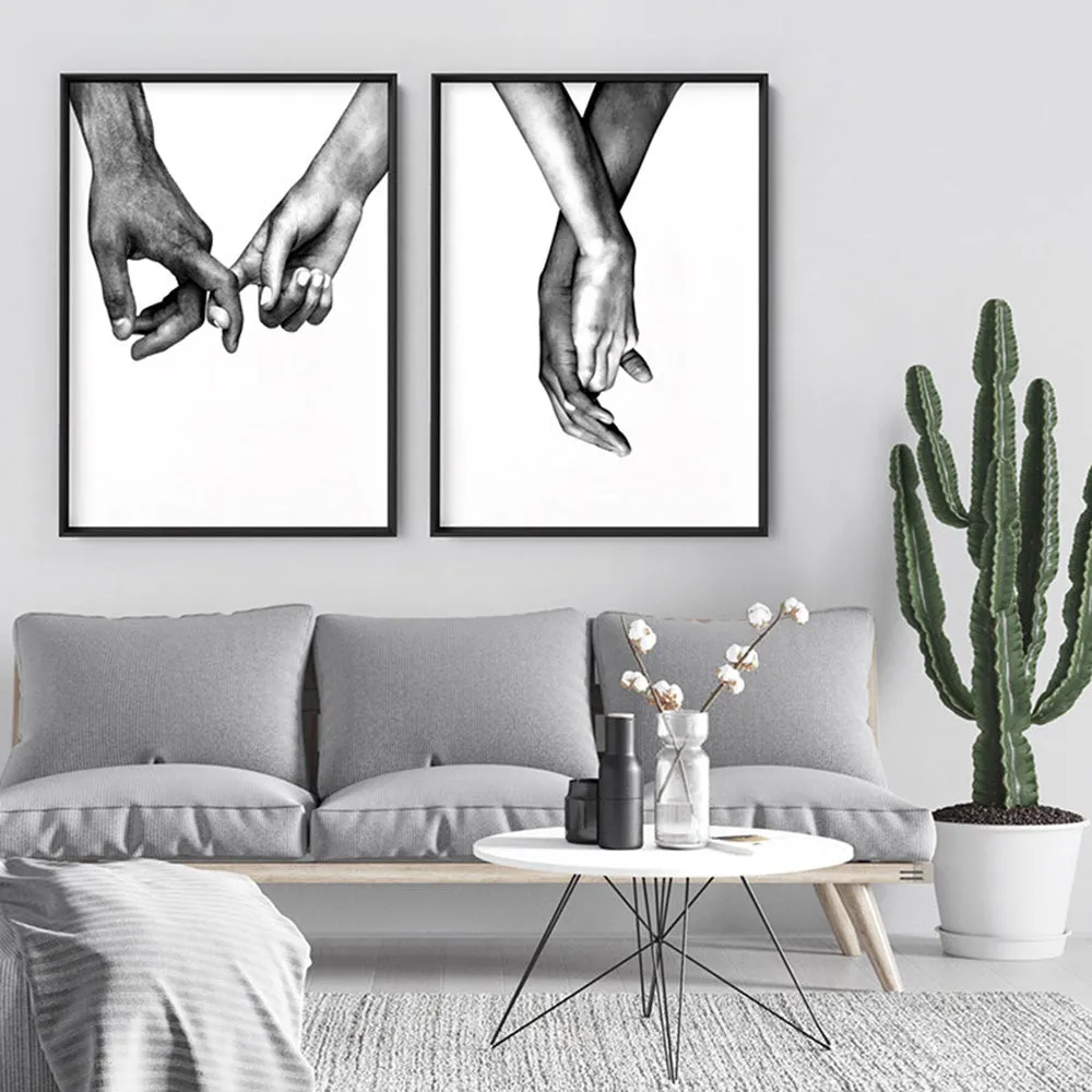 Couple Holding Hands I - Art Print