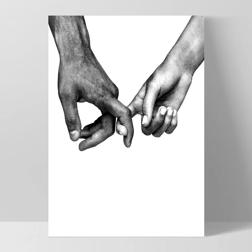 Couple Holding Hands I - Art Print