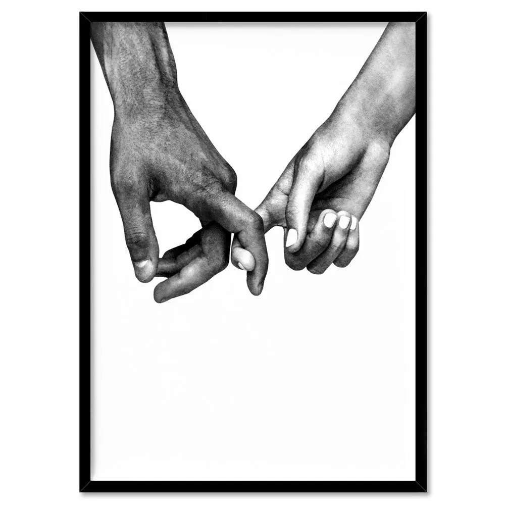 Couple Holding Hands I - Art Print