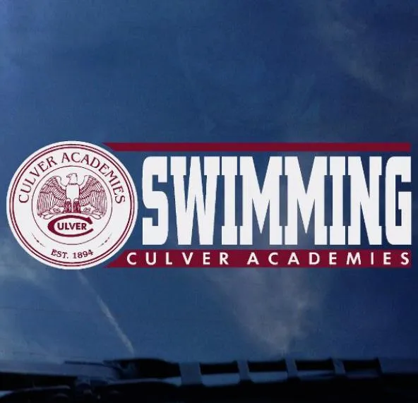 Culver Academies Swimming Decal