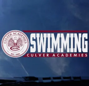 Culver Academies Swimming Decal