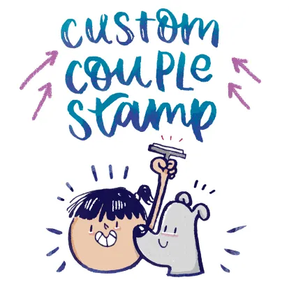 Custom Couple Stamp