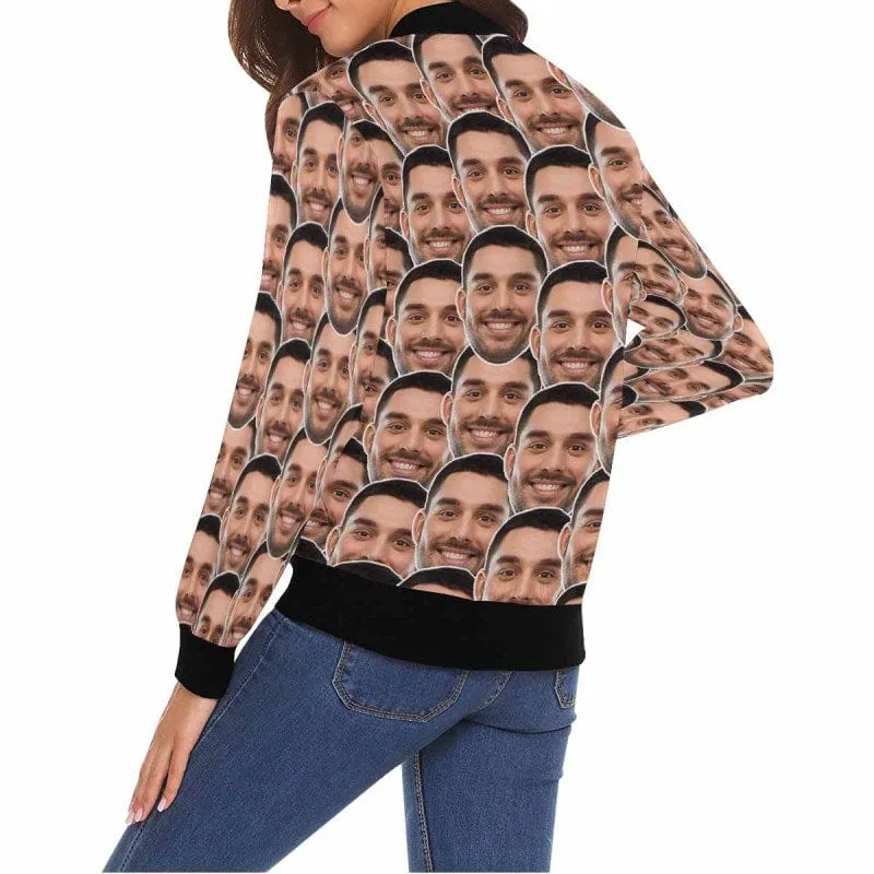 Custom Face Seamless Couple Matching Jacket