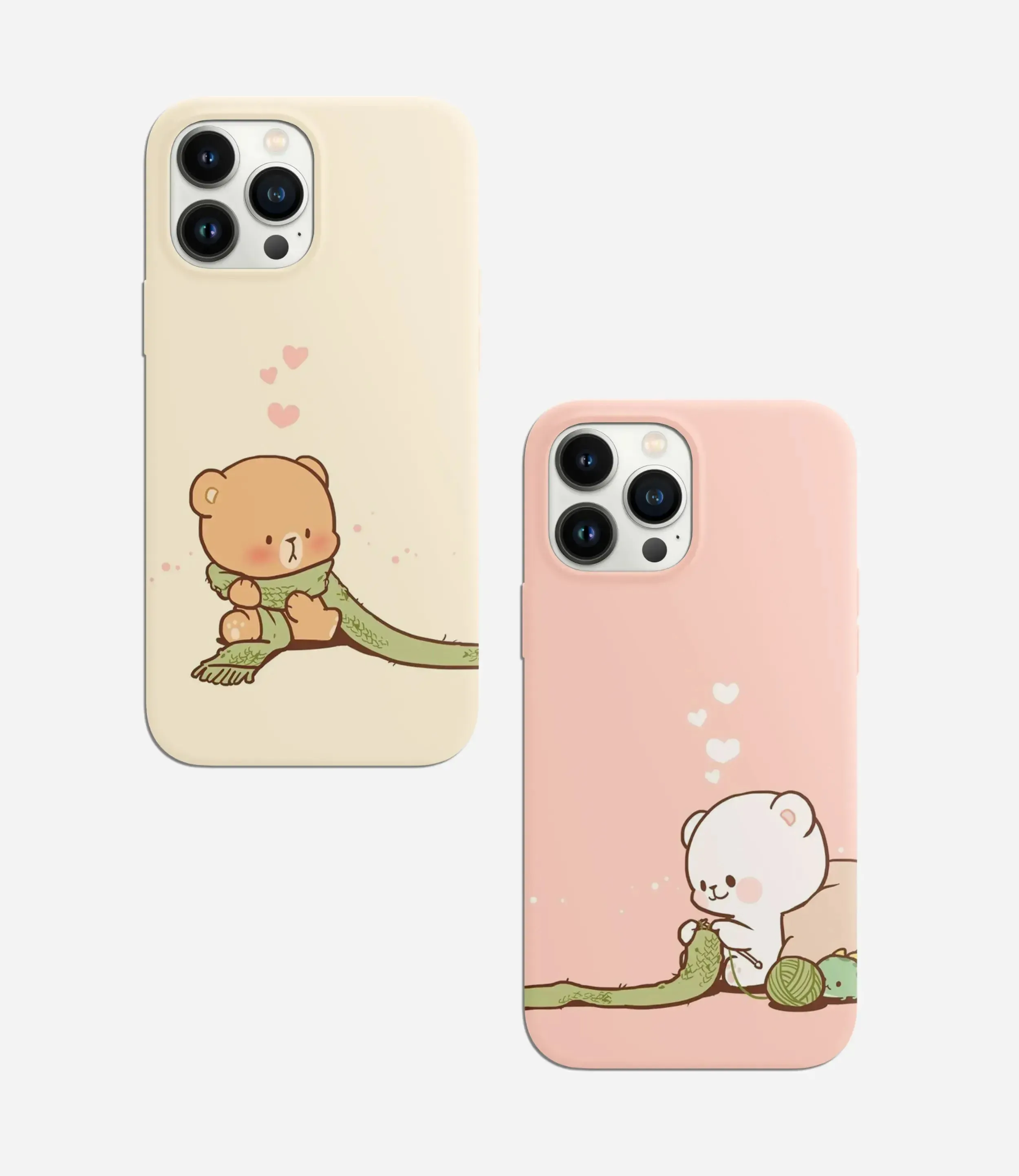 Cute Teddy Love Couple Case