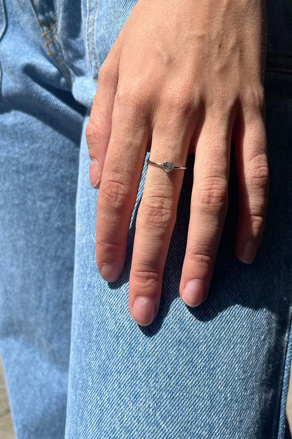 Diamond Heart Ring