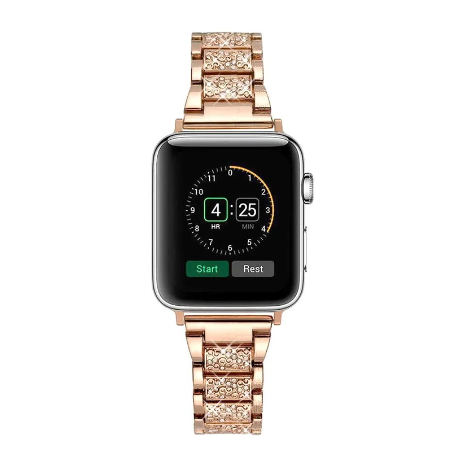 Diamond Metal Strap for Apple Watch