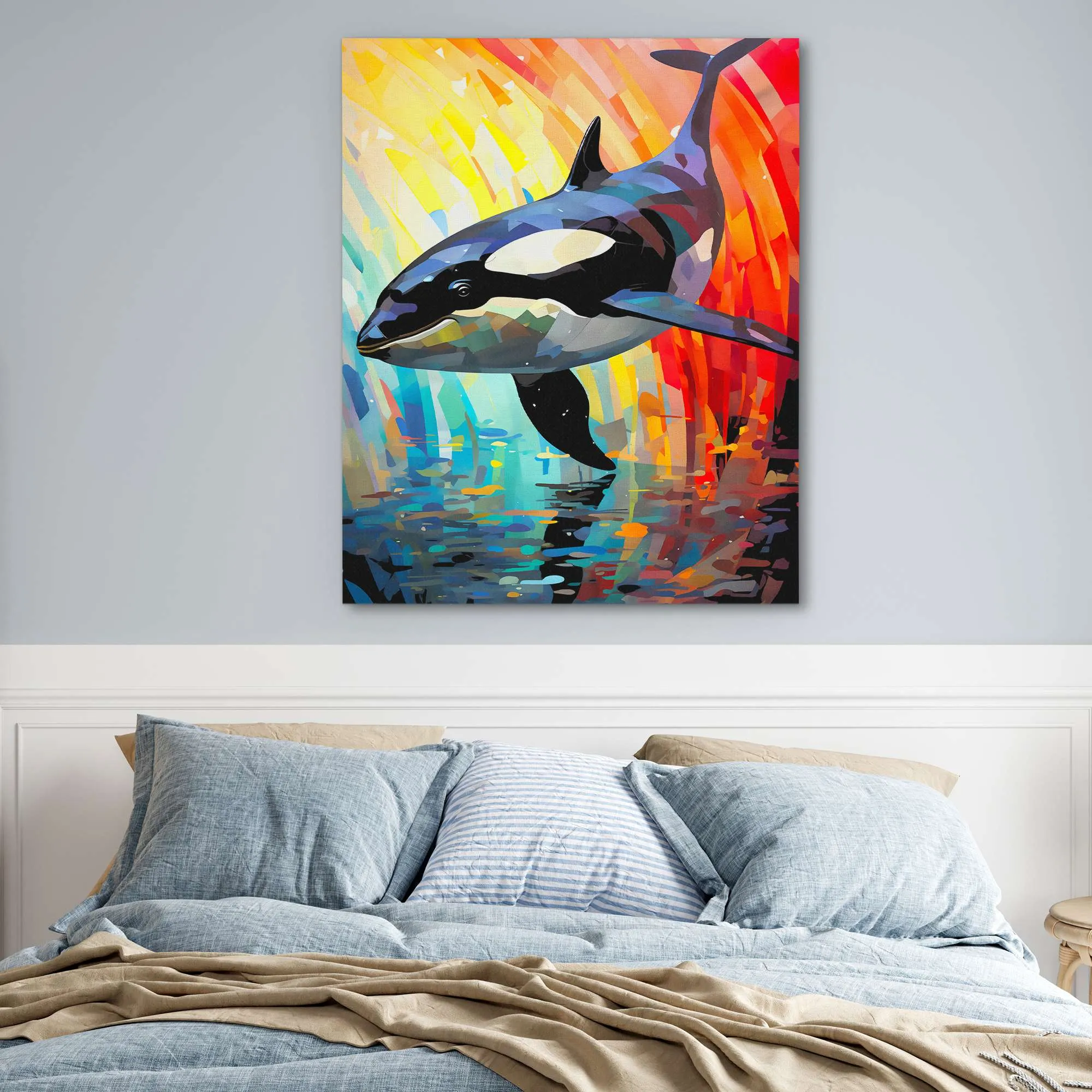 Diving Orca