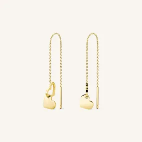 Double Heart Earrings