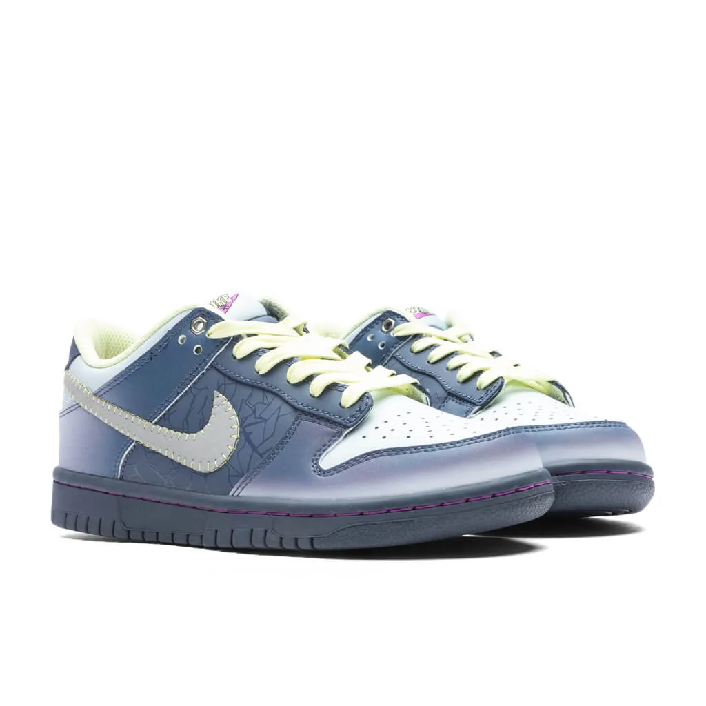 Dunk Low (GS) 'Halloween' - Diffused Blue/Blue Tint/Luminous Green