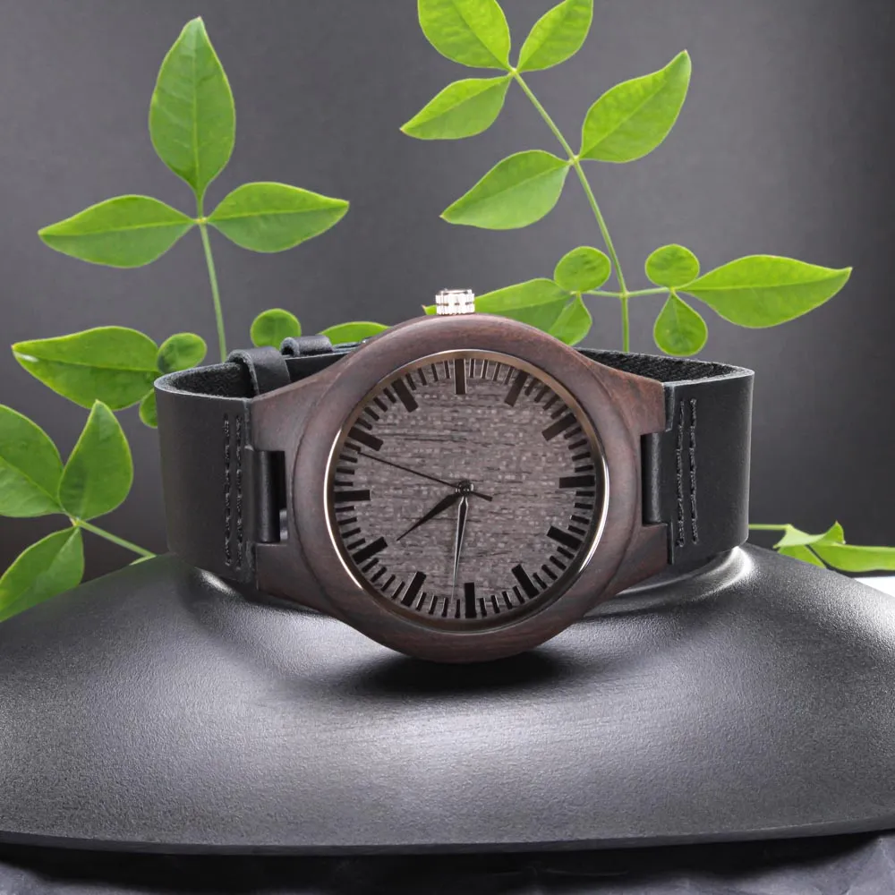 Engraved wooden watches-Gifts For 11 Years Old Boys