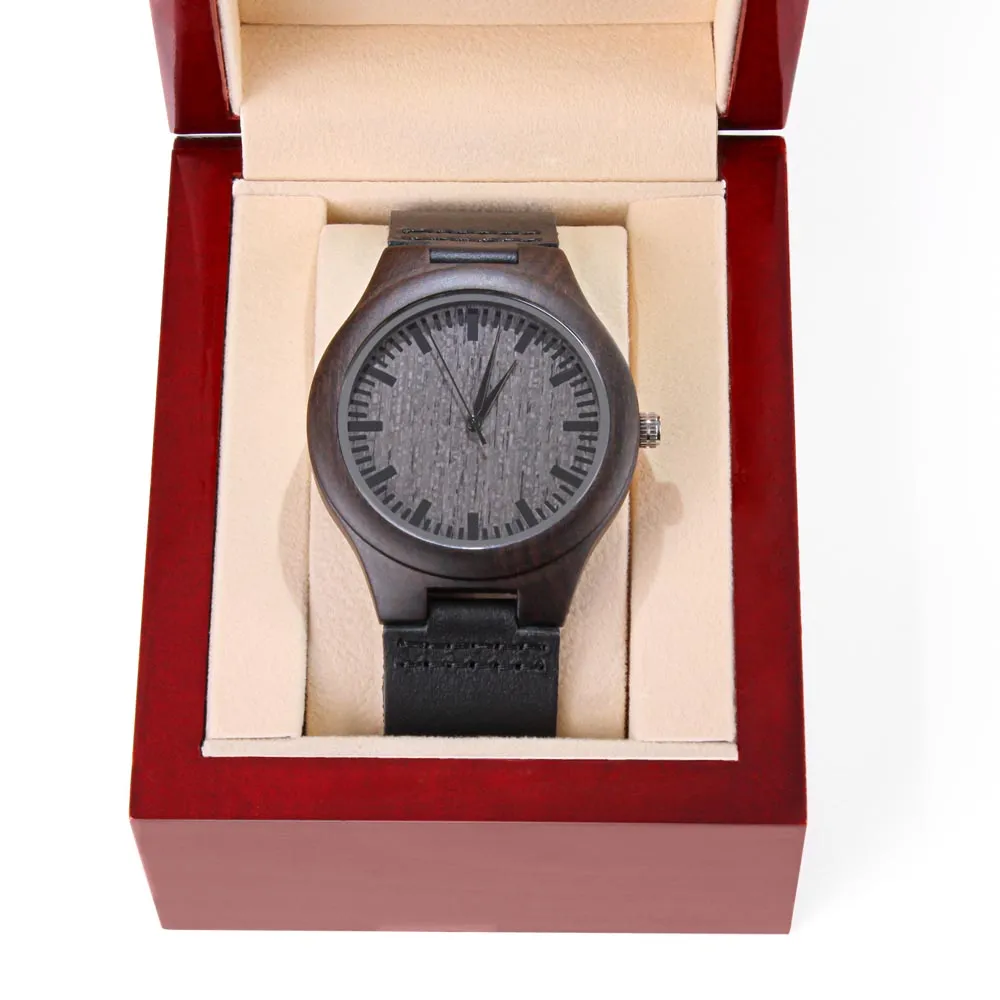 Engraved wooden watches-Gifts For 11 Years Old Boys