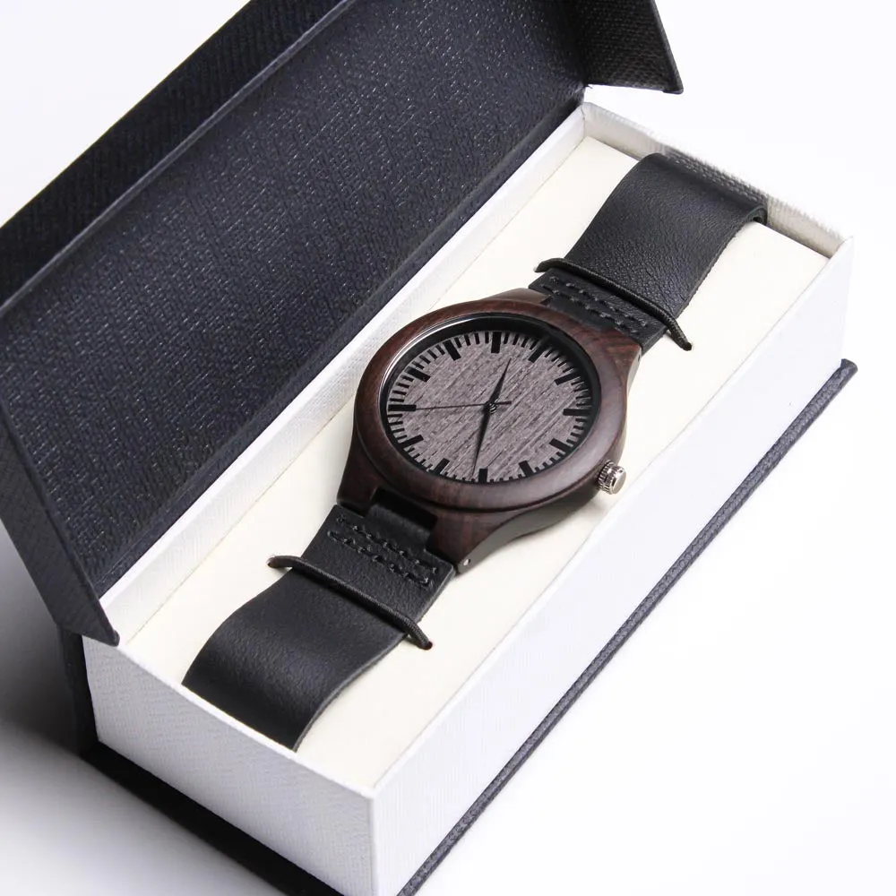 Engraved wooden watches-Gifts For 11 Years Old Boys