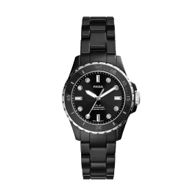 FB-01 Three-Hand Black Ceramic Watch