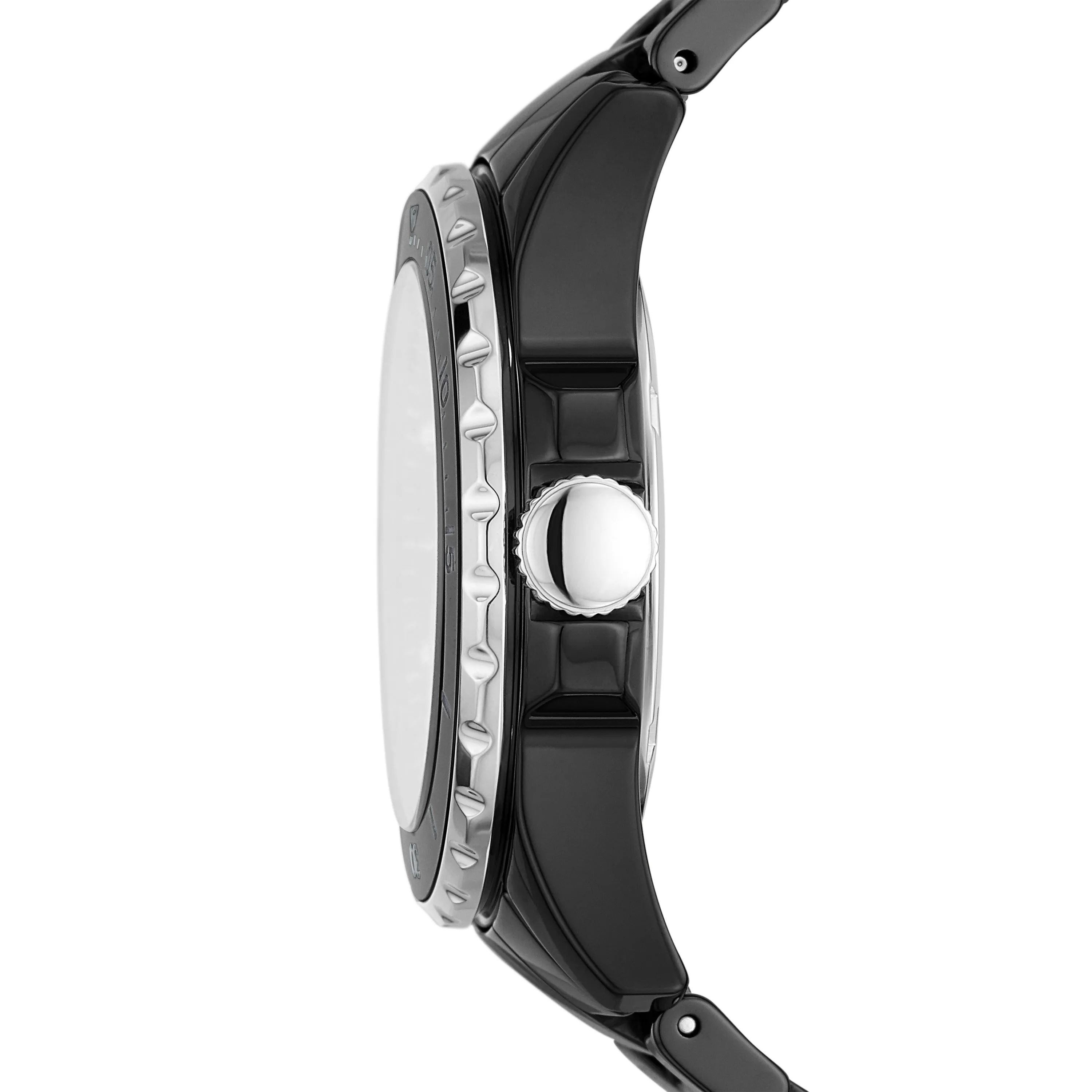 FB-01 Three-Hand Black Ceramic Watch