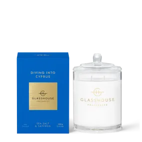 Glasshouse Fragrances Diving Into Cyprus 380g Candle