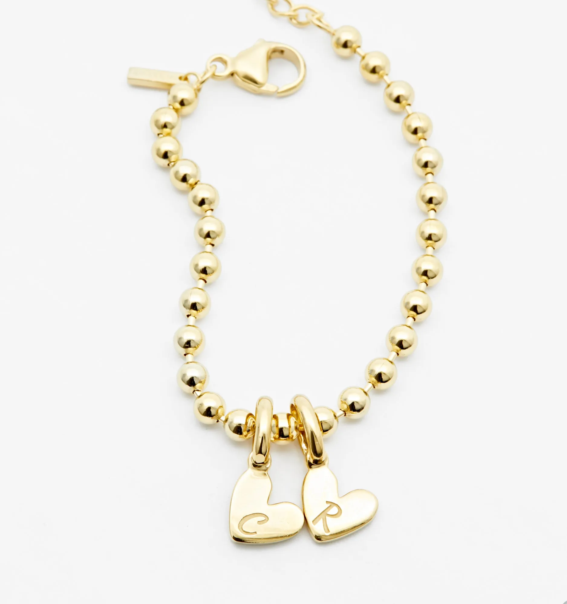 Heart Initials Bracelet