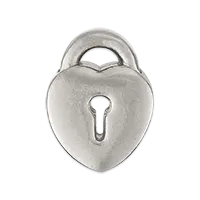 Heart Lock Charm