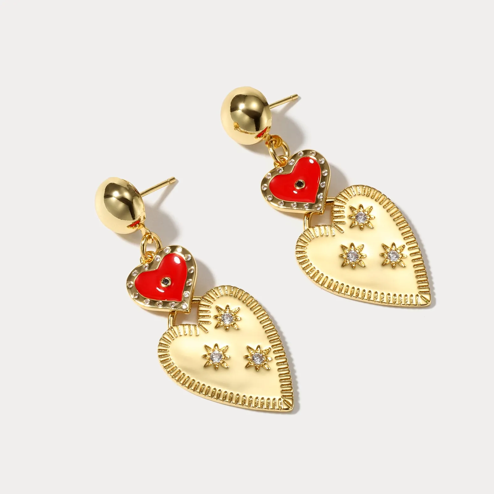 Heart-to-heart Earrings