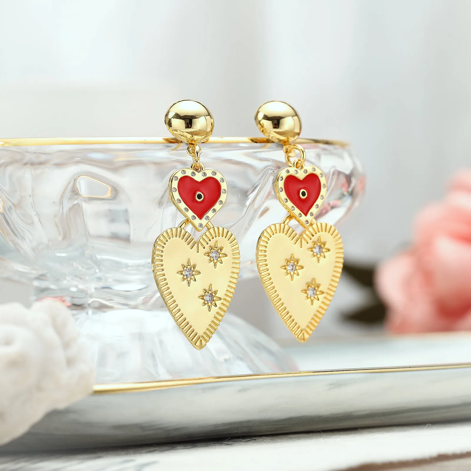 Heart-to-heart Earrings