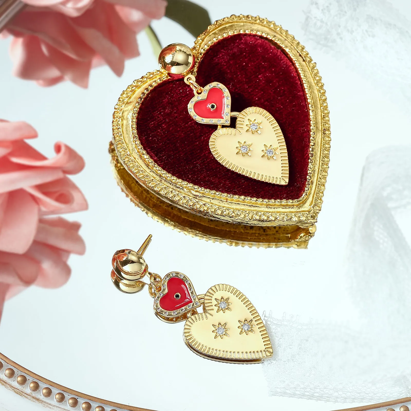 Heart-to-heart Earrings