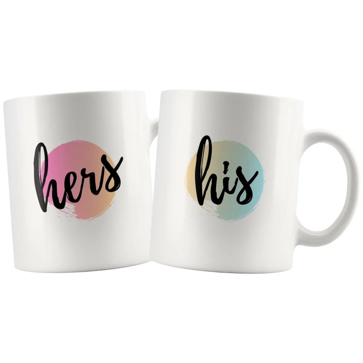 His And Hers Matching Couple Mugs