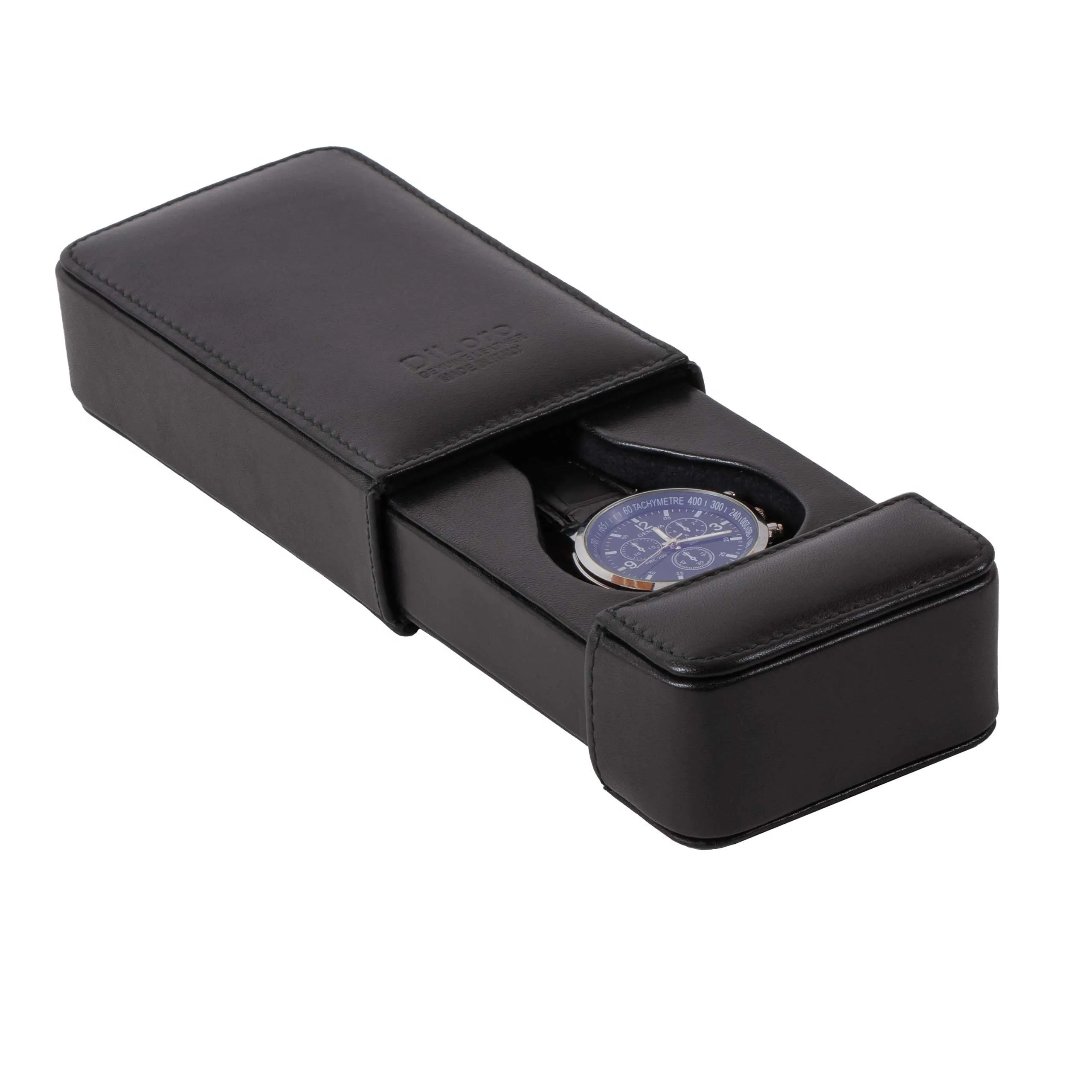 Italian Leather Travel Watch Box | Single