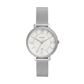 Jacqueline Three-Hand Date Stainless Steel Watch