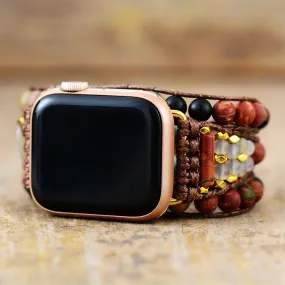 Jasper, Onyx & Turquoise Apple Watch Band