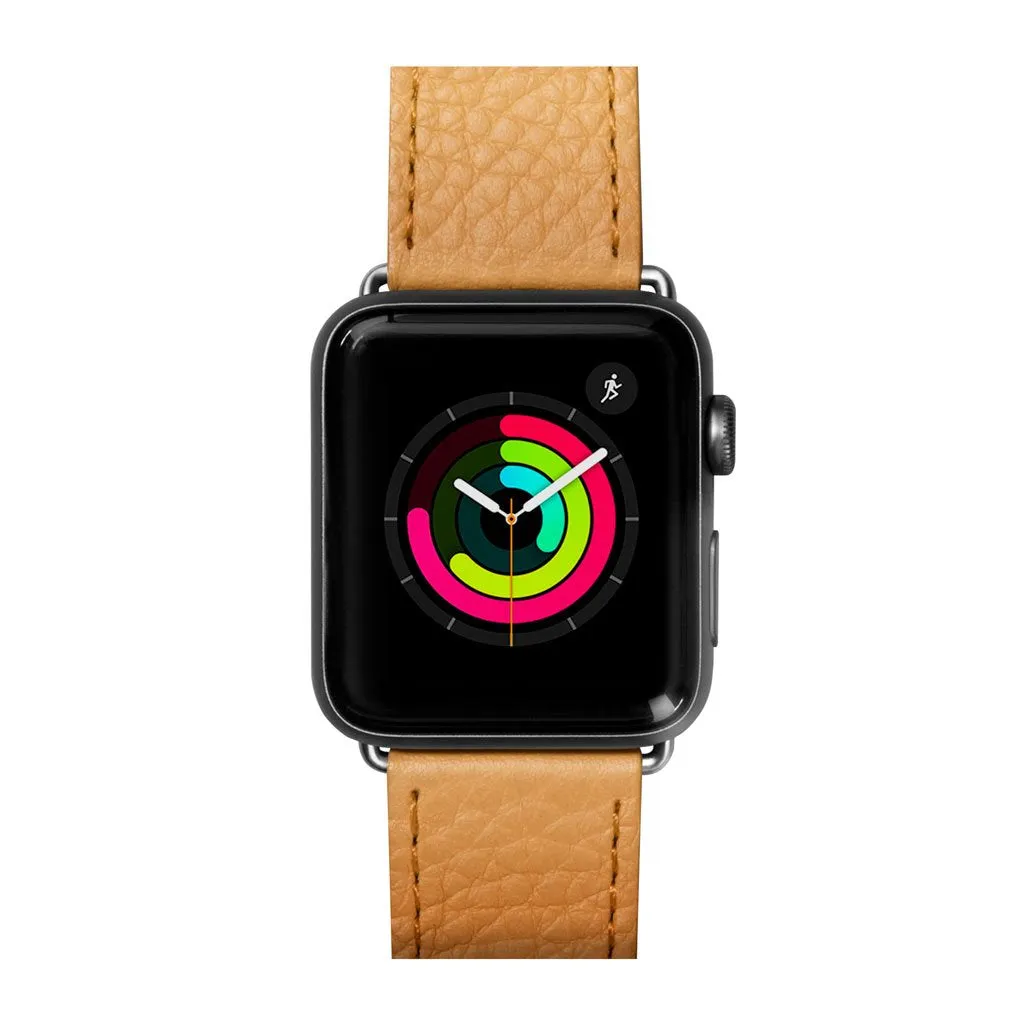 LAUT Milano Leather Apple Watch Band