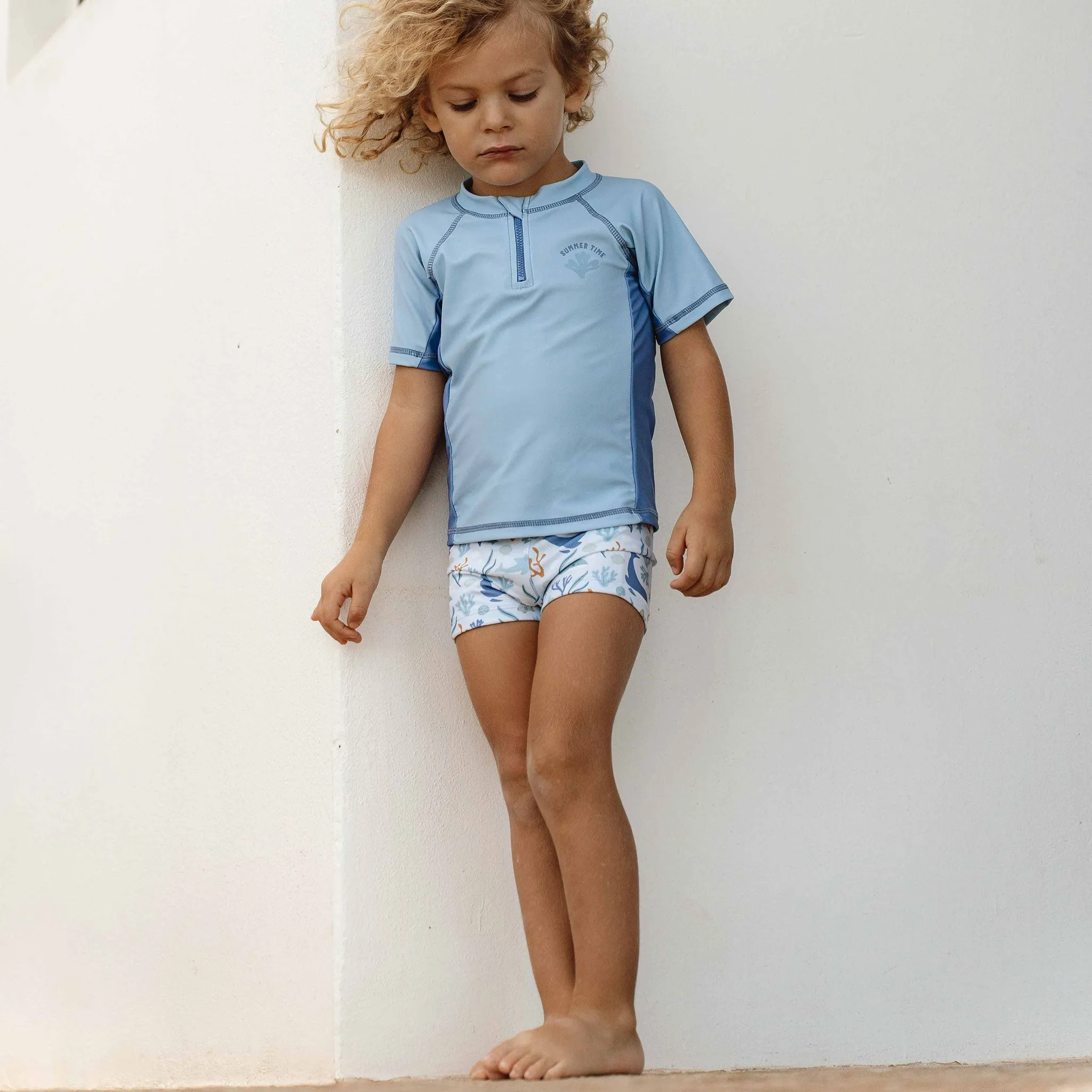 Little Dutch Swimming Trunks - Ocean Dreams Blue