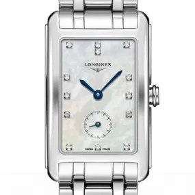 Longines DolceVita 23x37MM Mother of Pearl Quartz Diamond Markers Watch L55124876