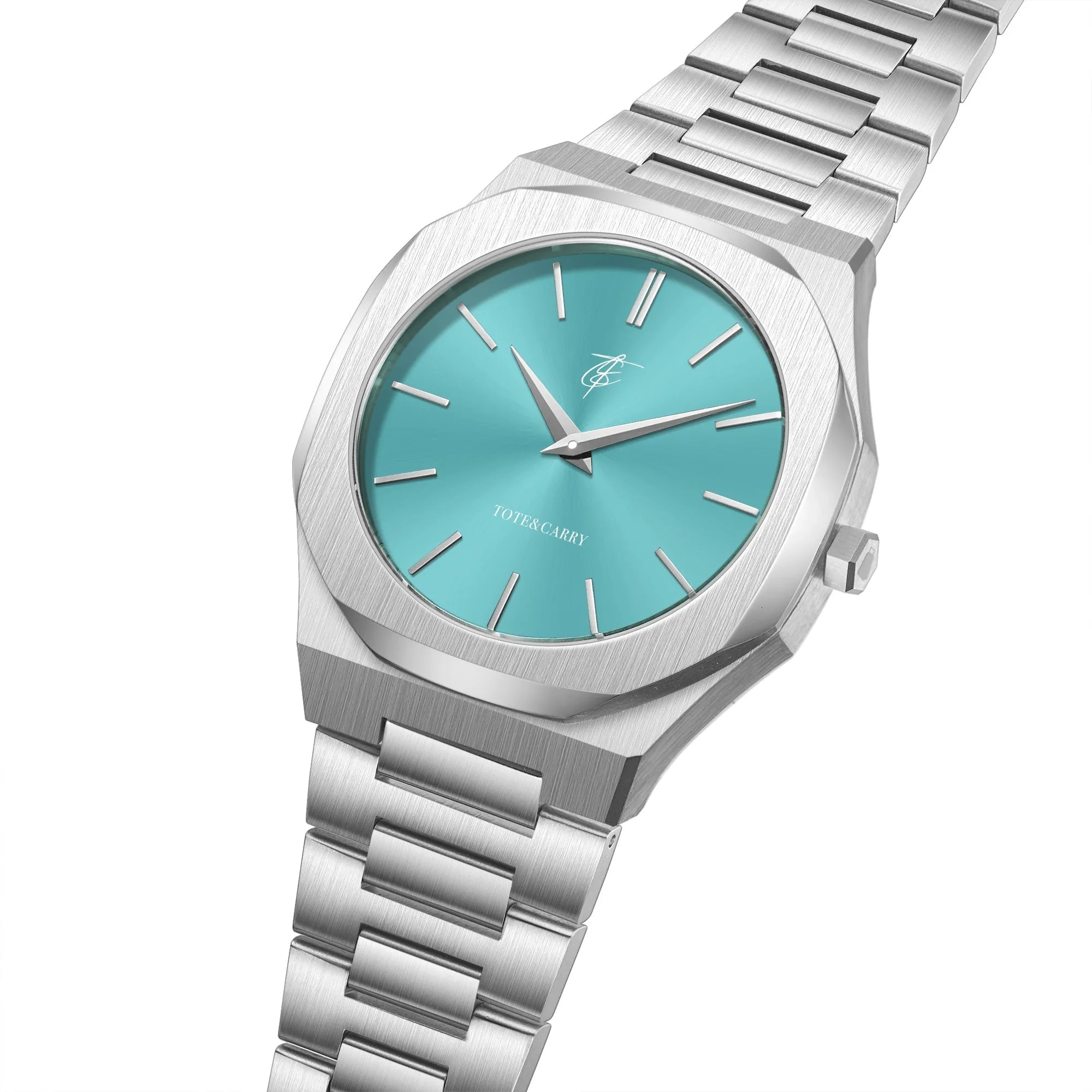 Lux Ambassador Silver Aqua Watch