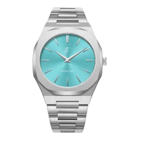 Lux Ambassador Silver Aqua Watch