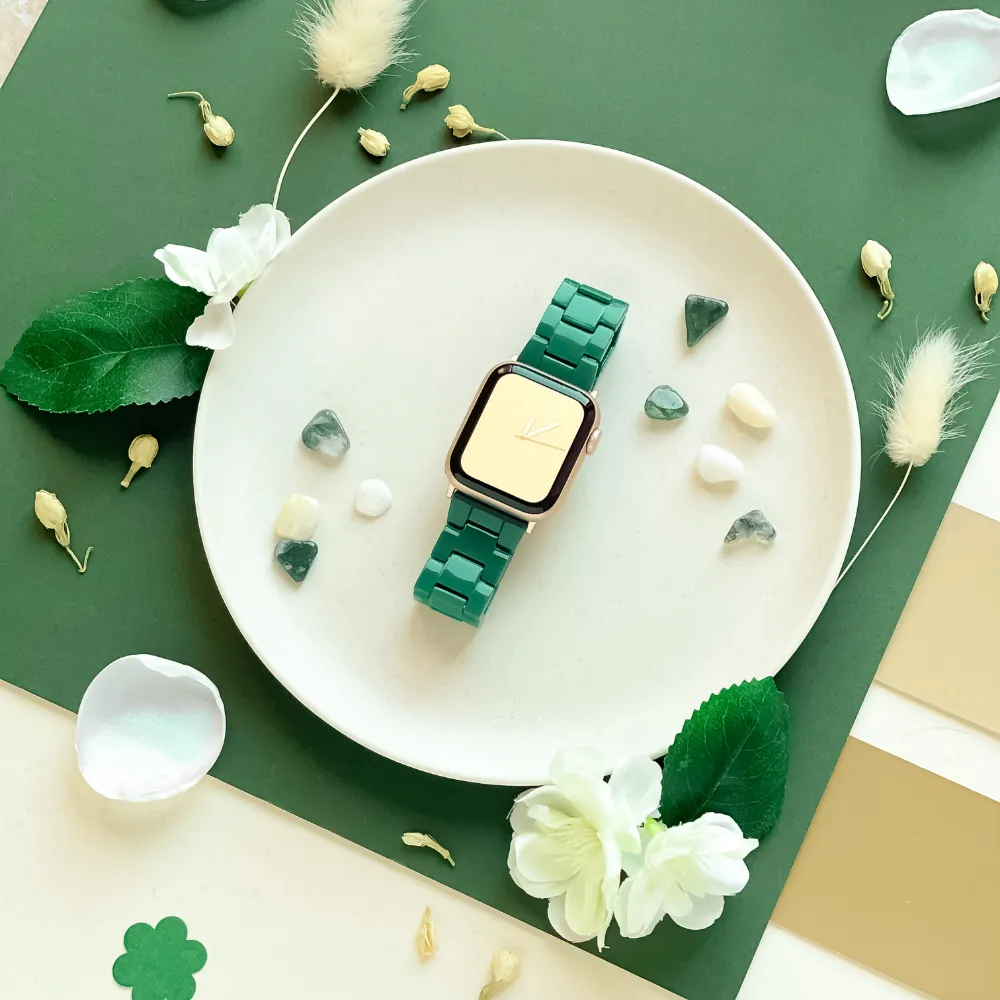 Luxe Green Apple Watch Strap