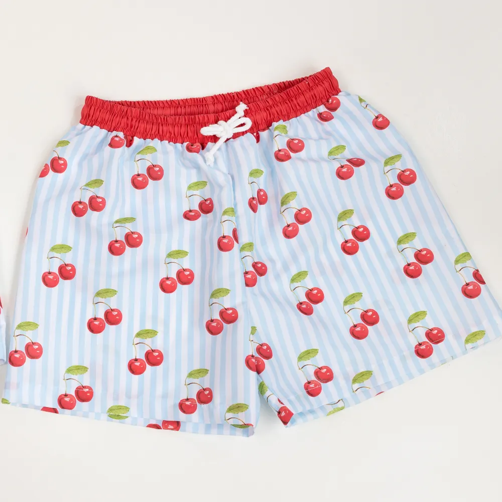 Meia Pata Boys Cherries Swimming Shorts