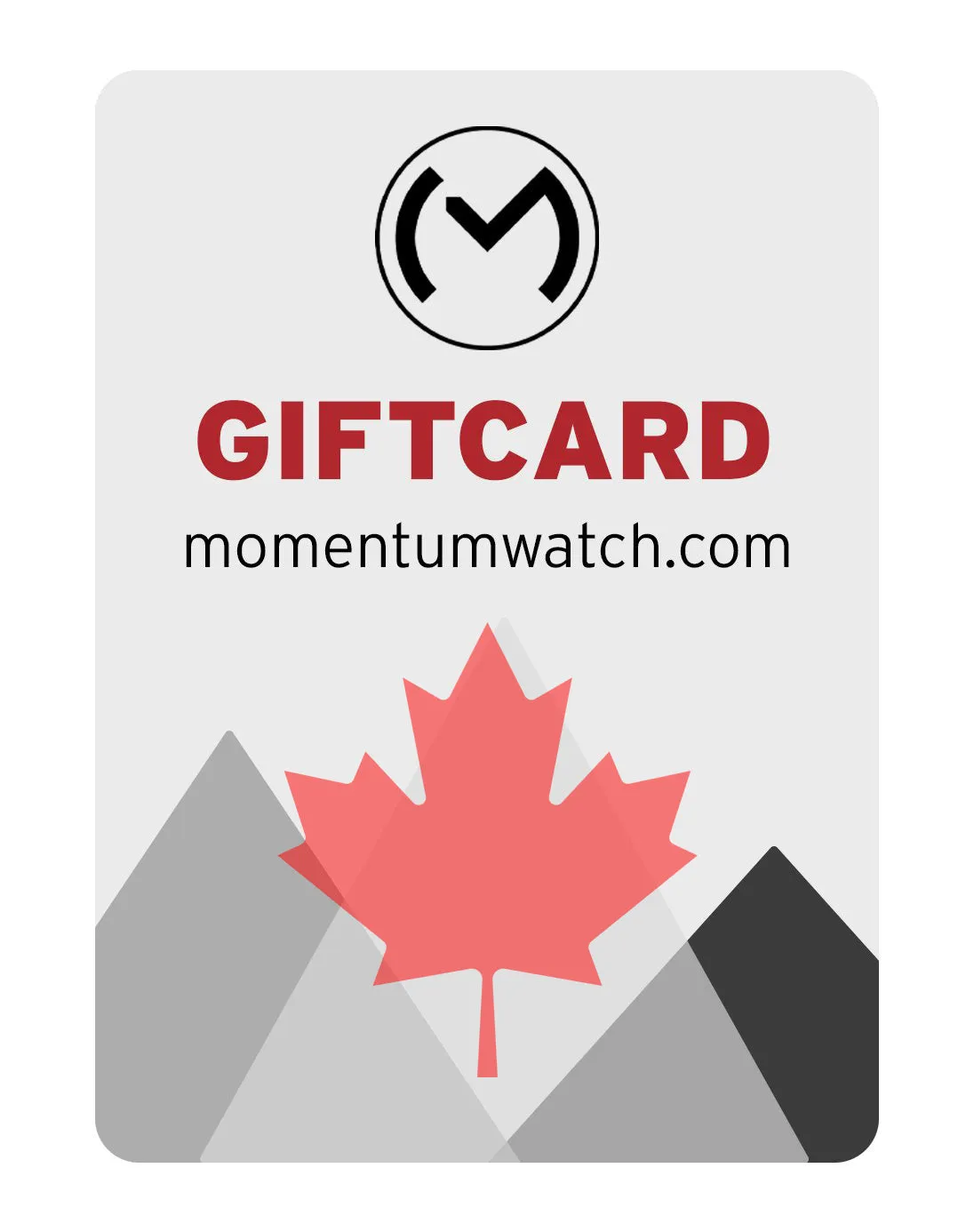 Momentum Watches Gift Card CAD