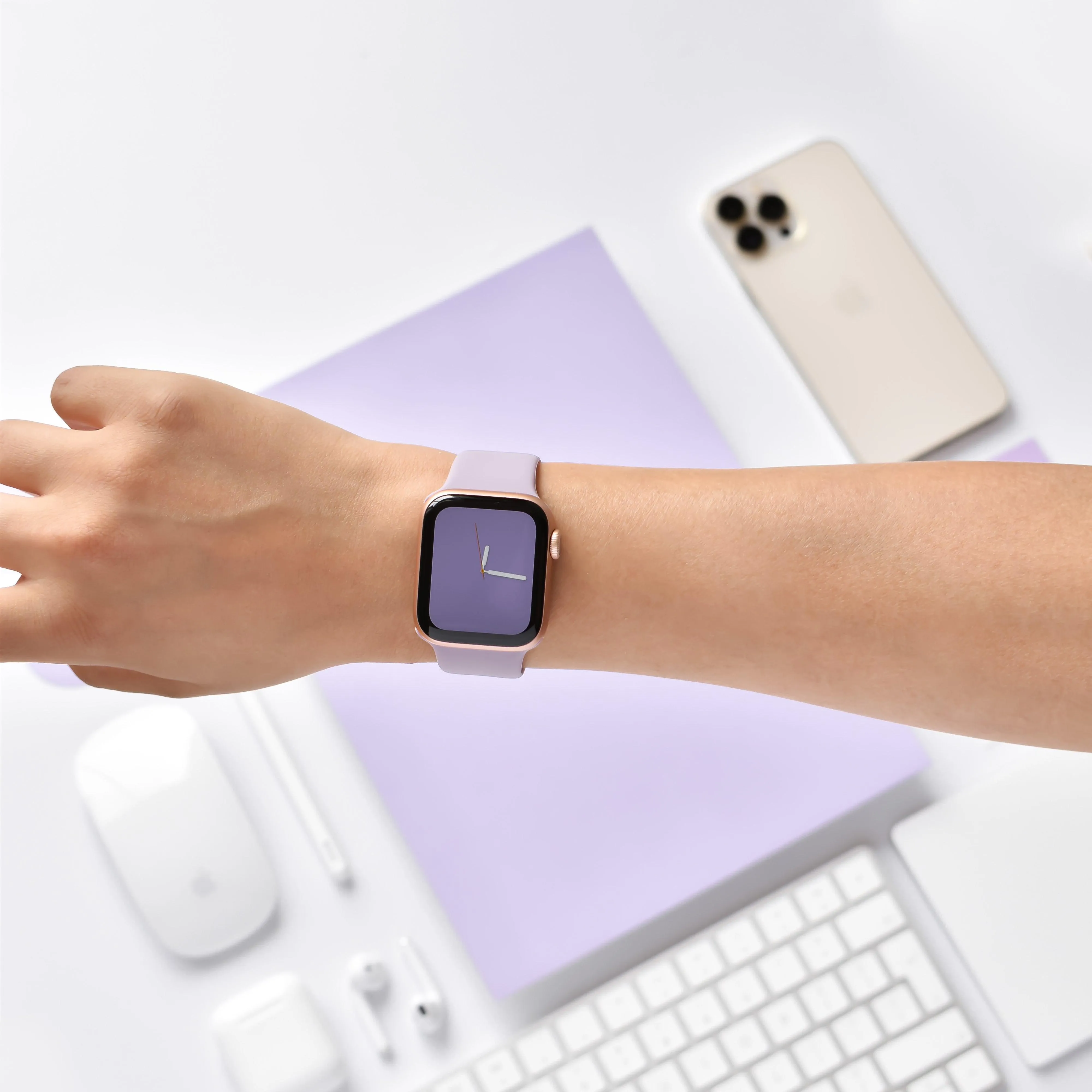 NAKD Apple Watch Strap - Lavender Lilac