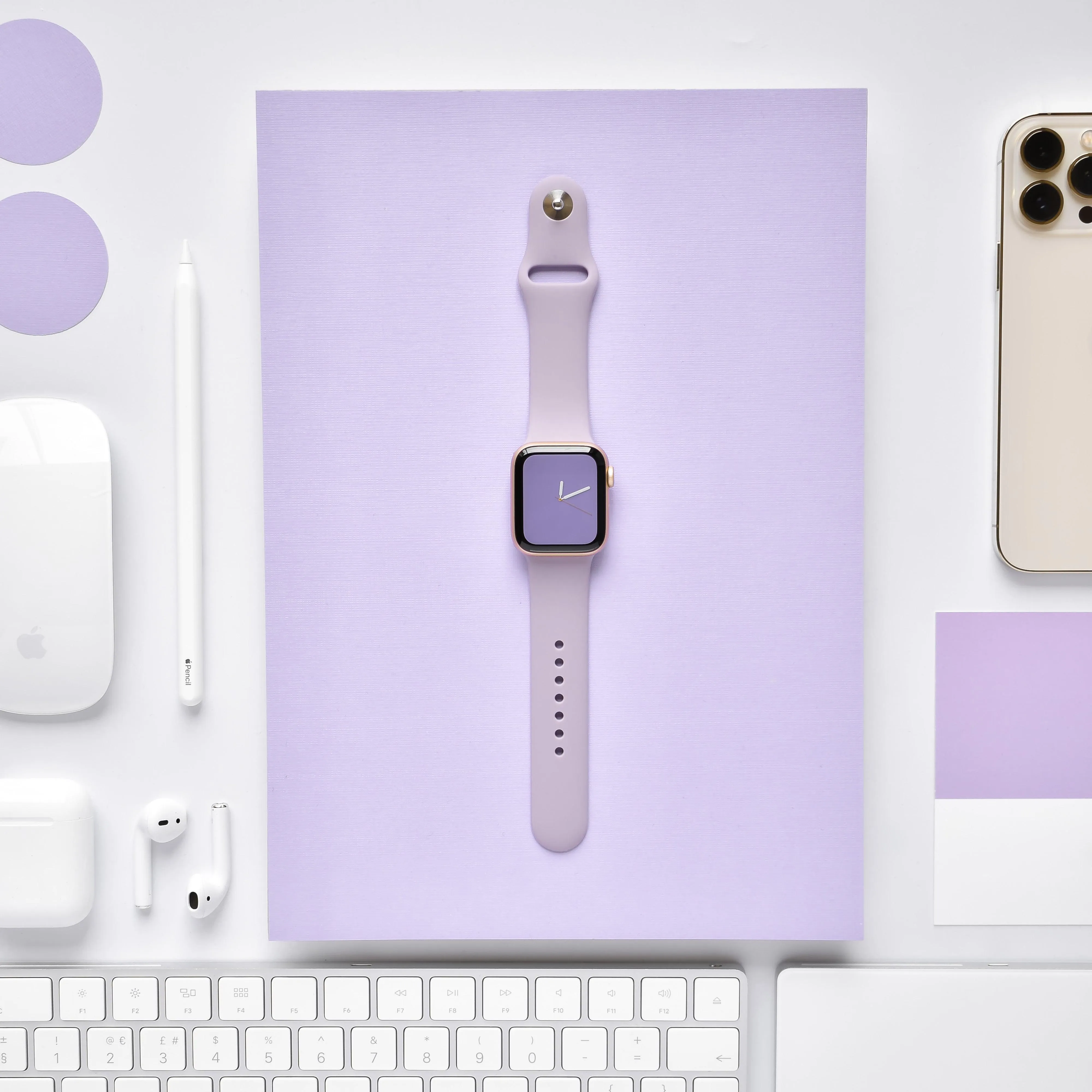 NAKD Apple Watch Strap - Lavender Lilac