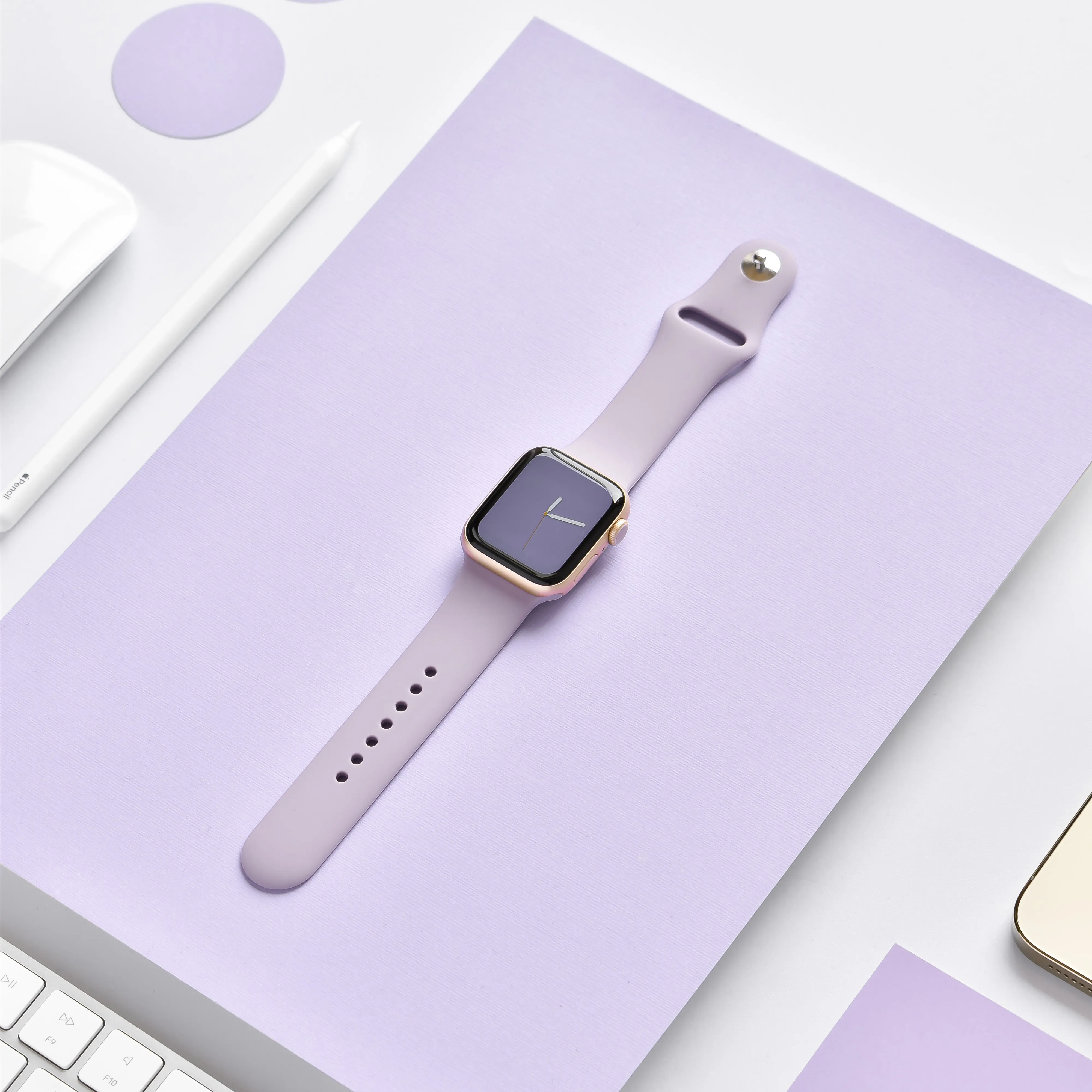 NAKD Apple Watch Strap - Lavender Lilac