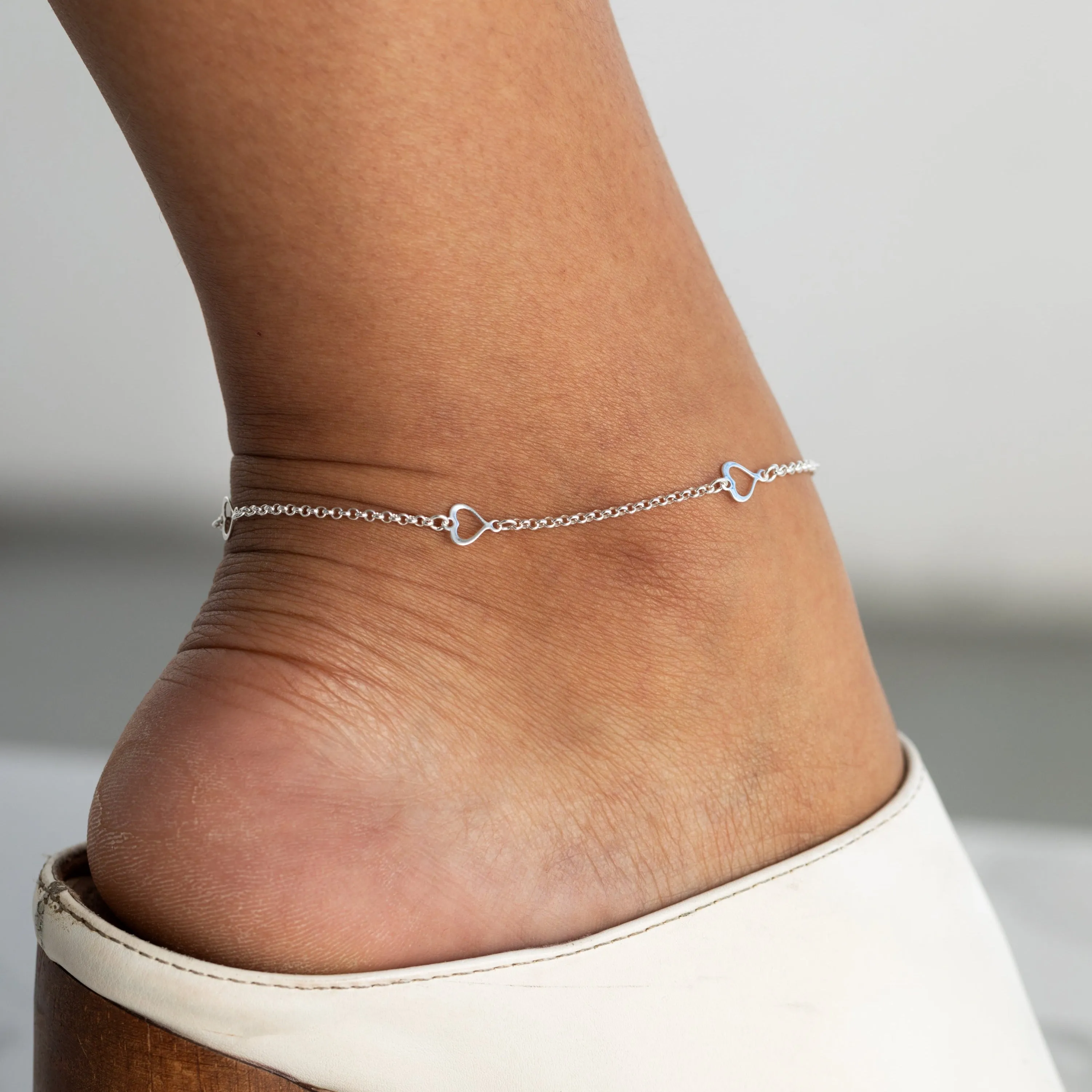 Open Heart Anklet