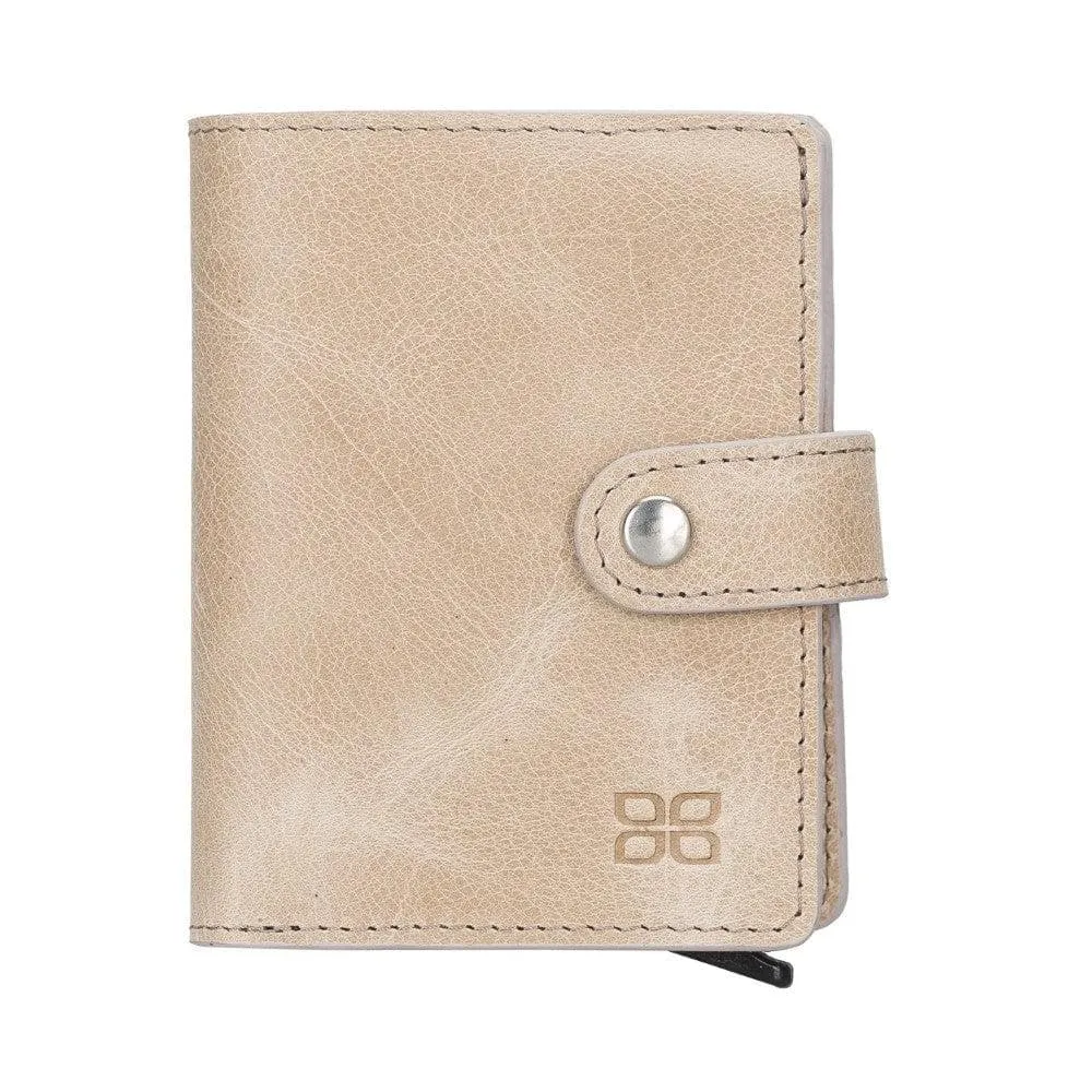 Palermo Zip Mechanical Leather Card Holder