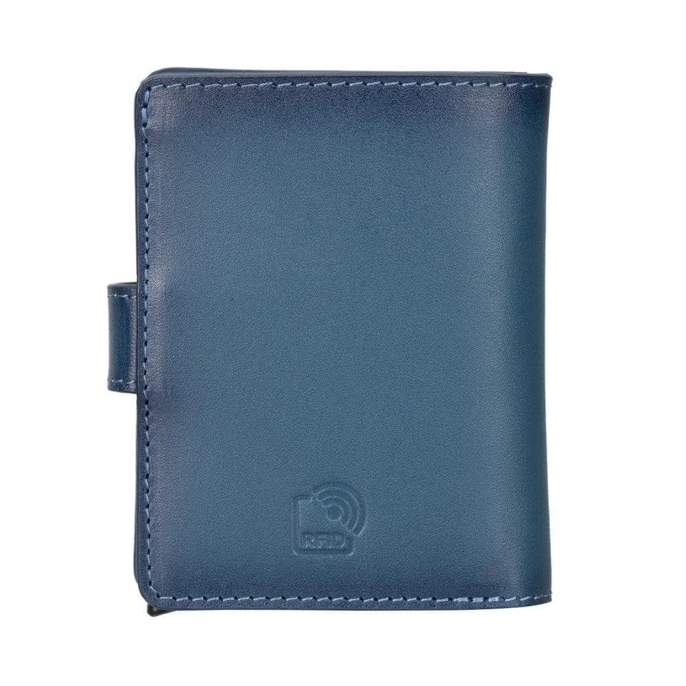 Palermo Zip Mechanical Leather Card Holder